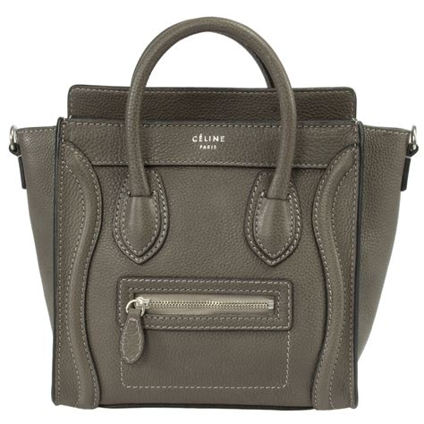 celine nano leather luggage